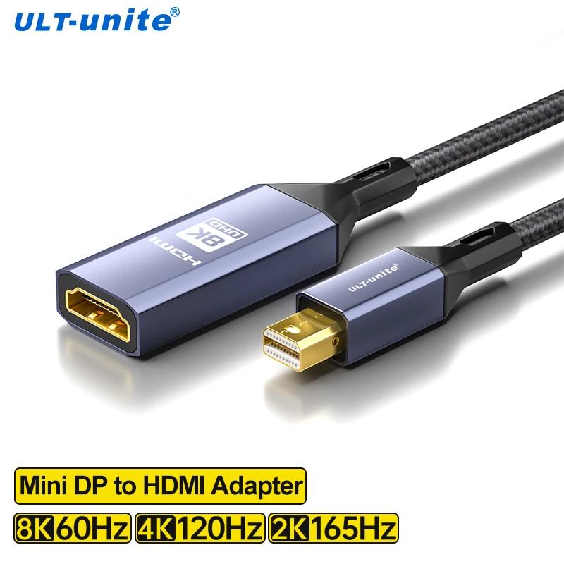 Mini DP-HDMI  8K Mini Displayport-HDMI Converter144Hz Mini DP Male-HDMI ȣȯ Female-MacBook Air Pro